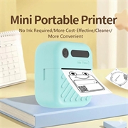 A36 Mini bærbar termisk etiketprinter - 200 dpi - grøn