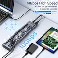 ACASIS HS-716 16-ports USB 3.2-hub - 10 Gbps - EU-stik