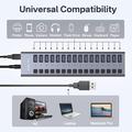 ACASIS HS-716 16-ports USB 3.2-hub - 10 Gbps - EU-stik