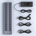 ACASIS HS-716 16-ports USB 3.2-hub - 10 Gbps - EU-stik