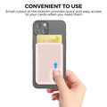 AhaStyle PT133-B Magnetisk telefonkortholder i silikone - pink
