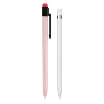 AHASTYLE PT80-1-K til Apple Pencil 2. generation Stylus Pen Silikone Cover Anti-drop Beskyttelseshylster - Pink