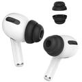 AHASTYLE PT99-2 1 par ørepropper til Apple AirPods Pro 2 / AirPods Pro Bluetooth-høretelefoner Silikonehætter, størrelse S - sort
