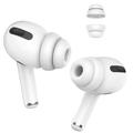 AHASTYLE PT99-2 1 par til Apple AirPods Pro 2 / AirPods Pro Silicone Ear Tips Bluetooth Earphone Ear Caps Cover, størrelse M - hvid