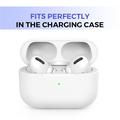 AHASTYLE PT99-2 1 par til Apple AirPods Pro 2 / AirPods Pro Silicone Ear Tips Bluetooth Earphone Ear Caps Cover, størrelse M - hvid
