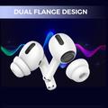 AHASTYLE PT99-2 1 par til Apple AirPods Pro 2 / AirPods Pro Silicone Ear Tips Bluetooth Earphone Ear Caps Cover, størrelse M - hvid