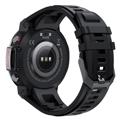 Smartwatch med HR-overvågning og træningstilstande AK45 - IP67 - Sort