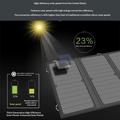 ALLPOWERS 21W sammenklappeligt solcellepanel med to USB-porte