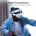 AMVR BS1 batterihovedrem med køleventilator til Meta Quest 3 - 8000mAh - hvid