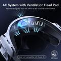 AMVR BS1 batterihovedrem med køleventilator til Meta Quest 3 - 8000mAh - hvid