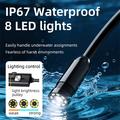AN112 USB-C-kablet endoskopkamera med Lightning-/MicroUSB-adaptere - 8mm, 10m