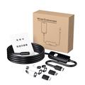 AN112 USB-C-kablet endoskopkamera med Lightning-/MicroUSB-adaptere - 8mm, 10m