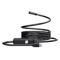 AN112 USB-C-kablet endoskopkamera med Lightning-/MicroUSB-adaptere - 8mm, 5m