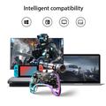AOLION til Nintendo Switch Computer Transparent kablet Gamepad RGB Light Game Controller