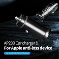AP200 Mini Billader / Køretøjssporer - Apple Find My Compatible - Sort