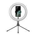 APEXEL APL-FL10JJ13Y 26 cm LED-ringlys til fotografering Selfie Fill Light med stativ og telefonholder