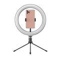 APEXEL APL-FL10JJ13Y 26 cm LED-ringlys til fotografering Selfie Fill Light med stativ og telefonholder