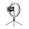 APEXEL APL-FL10JJ13Y 26 cm LED-ringlys til fotografering Selfie Fill Light med stativ og telefonholder