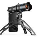 APEXEL HD Metal 20-40x Zoom Teleskop Teleobjektiv Monokulær Telefonkameraobjektiv til iPhone Samsung Huawei
