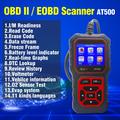 AT500 OBD2-scanner - bildiagnosticeringsværktøj med 2.4" TFT-skærm - sort / rød
