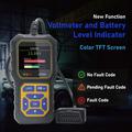 AT500 OBD2-scanner - bildiagnosticeringsværktøj med 2.4" TFT-skærm - sort / gul