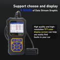 AT500 OBD2-scanner - bildiagnosticeringsværktøj med 2.4" TFT-skærm - sort / gul