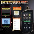 AT700 OBD2-diagnosescanner til biler med 2.4" TFT-skærm - sort