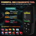 AT700 OBD2-diagnosescanner til biler med 2.4" TFT-skærm - sort
