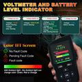 AT700 OBD2-diagnosescanner til biler med 2.4" TFT-skærm - sort