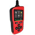 AT700 OBD2-diagnosescanner til biler med 2.4" TFT-skærm - rød