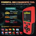 AT700 OBD2-diagnosescanner til biler med 2.4" TFT-skærm - rød