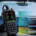 AT900 OBD2-diagnosescanner til biler - 2.4" - sort