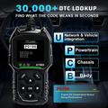 AT900 OBD2-diagnosescanner til biler - 2.4" - sort