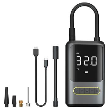 ATJ-8466 Bærbar dækpumpe med powerbank-funktion