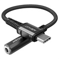 Acefast C1-07 USB-C / 3.5mm AUX Audio Adapter - Sort