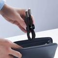 Acefast C23-03 Smart Power-Off USB-C-opladerkabel - 60W/3A, 1.2m - Sort
