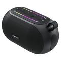 Acefast K15 Air bærbar Bluetooth-højttaler 6W – IPX7, RGB-belysning, TWS – Sort