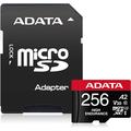 Adata High Endurance microSDXC-hukommelseskort med adapter AUSDX256GUI3V30SHA2-RA1 - 256 GB
