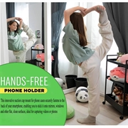 Selvklæbende Silikone Sugekop Mobilholder - 10 Stk. - Lilla