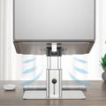 Adjustable Desk Stand for Laptop E8A - 17.3" - Sort