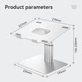 Adjustable Desk Stand for Laptop E8A - 17.3"