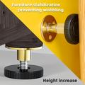 Justerbar Møbelben / Anti-Rystelse Stilleskrue - 46-64mm