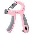 Justerbar håndgrebsstyrker med mekanisk tæller - Pink