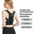 Justerbar holdningskorrigerende rygstøtte til mænd og kvinder - L
