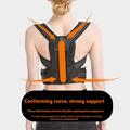 Justerbar holdningskorrigerende rygstøtte til mænd og kvinder - S