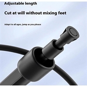 Justerbart springtov til børn - 2.8m - sort