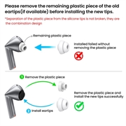 Samsung Galaxy Buds3 Pro Ahastyle DD09 Silikone ørepropper