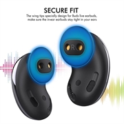 Samsung Galaxy Buds Live Ahastyle PT132 Silikone ørepropper - Sort