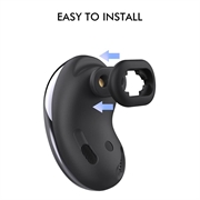 Samsung Galaxy Buds Live Ahastyle PT132 Silikone ørepropper - Sort