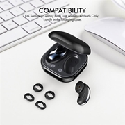 Samsung Galaxy Buds Live Ahastyle PT132 Silikone ørepropper - Sort
